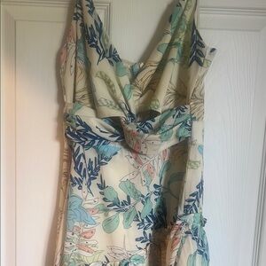 Floral V-Neck Maxi Dress